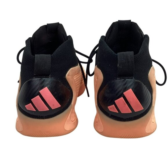 Adidas AE 1 Anthony Edwards Mens 7 Basketball Shoes Black & Orange Lace-Up High- - Picture 5 of 11